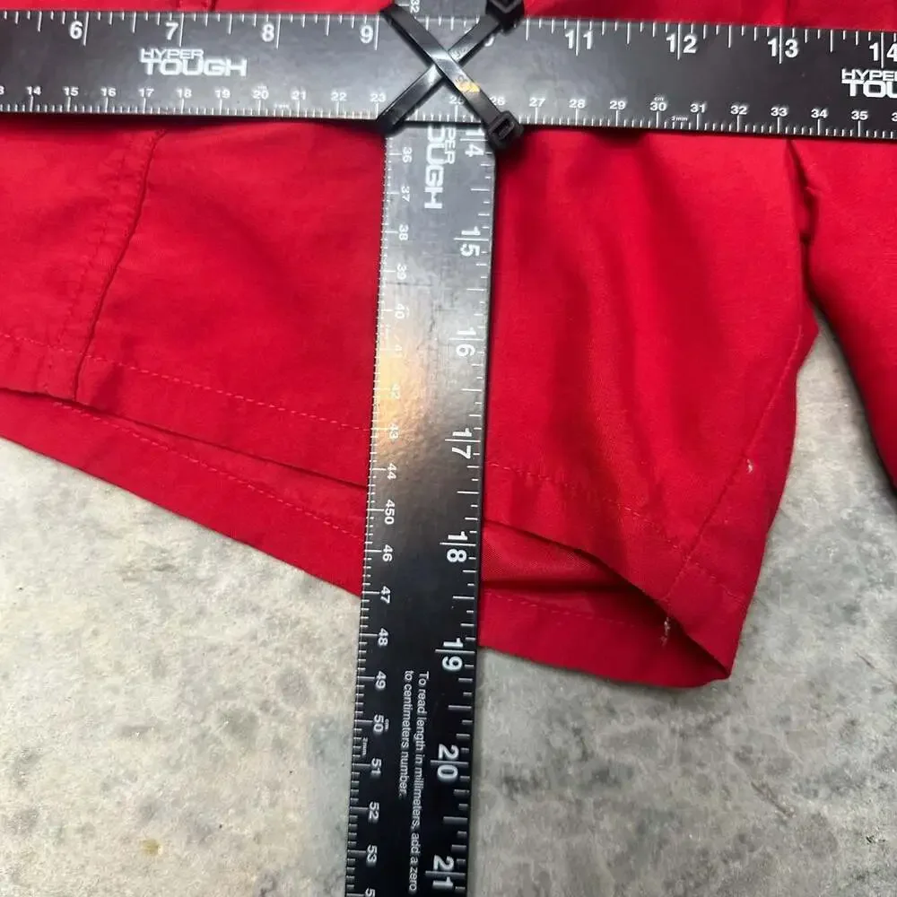 Speedo Vintage Red Nylon Swim Trunks - Large
